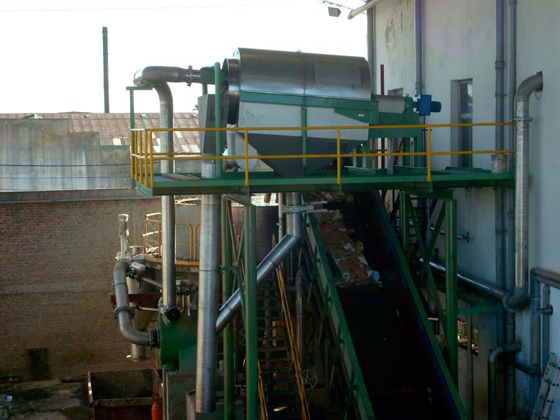 Montaje cinta transportadora Trommel