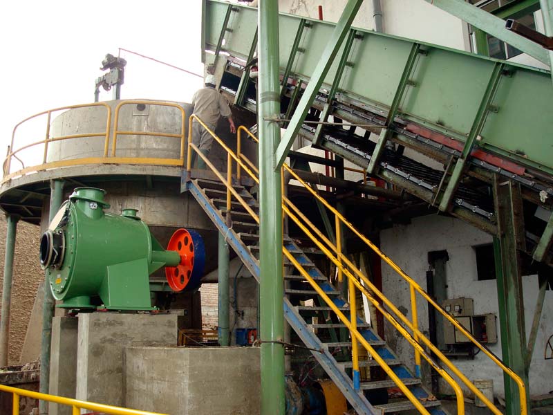 Montaje fibersorter-cinta transportadores y Pulperia